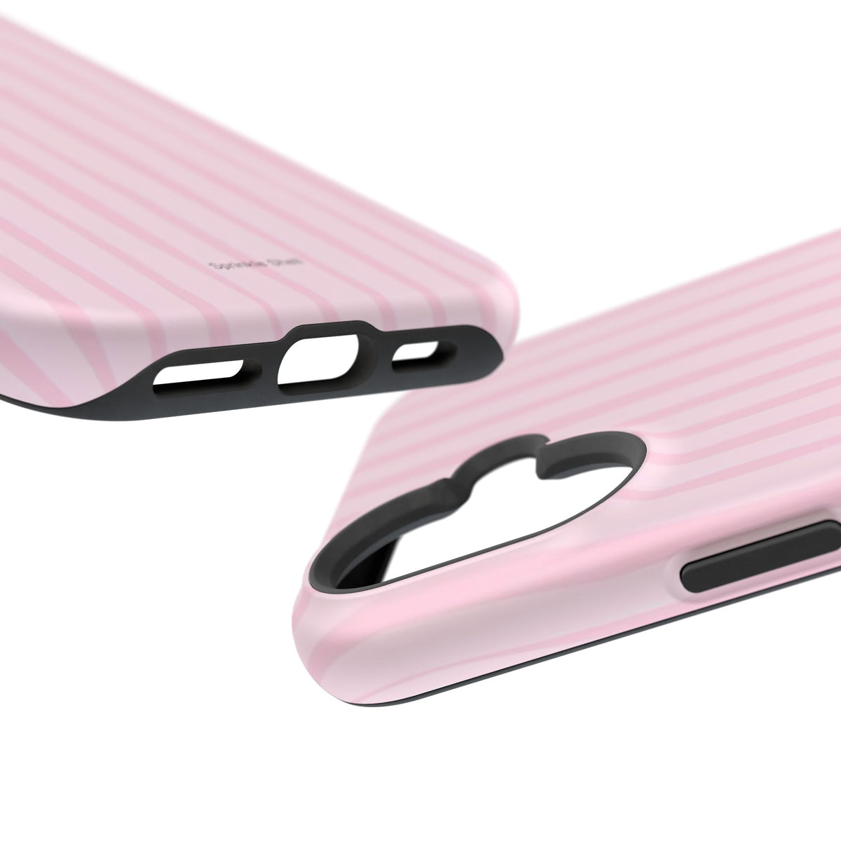 MagSafe pink uneven lines case
