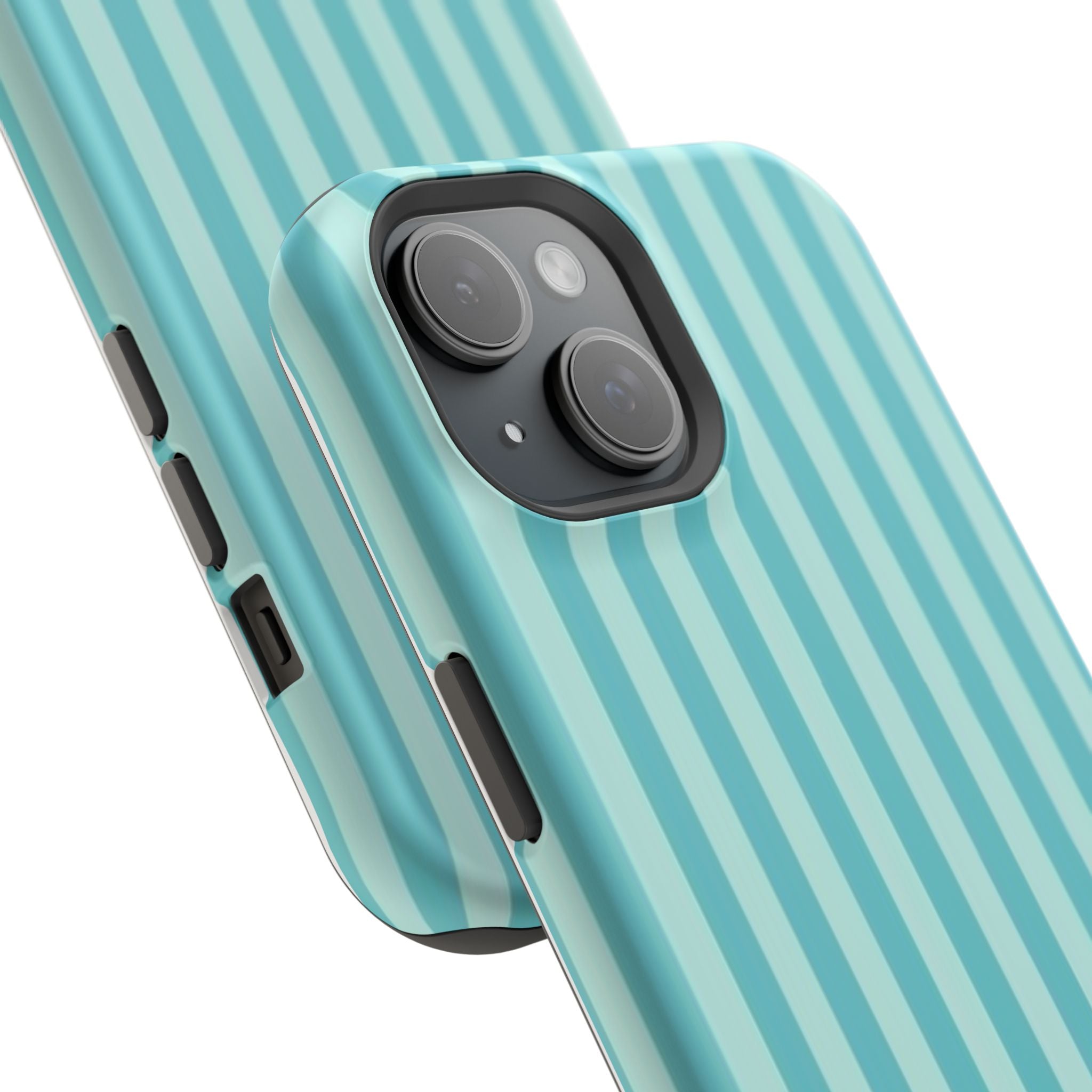MagSafe teal striped case
