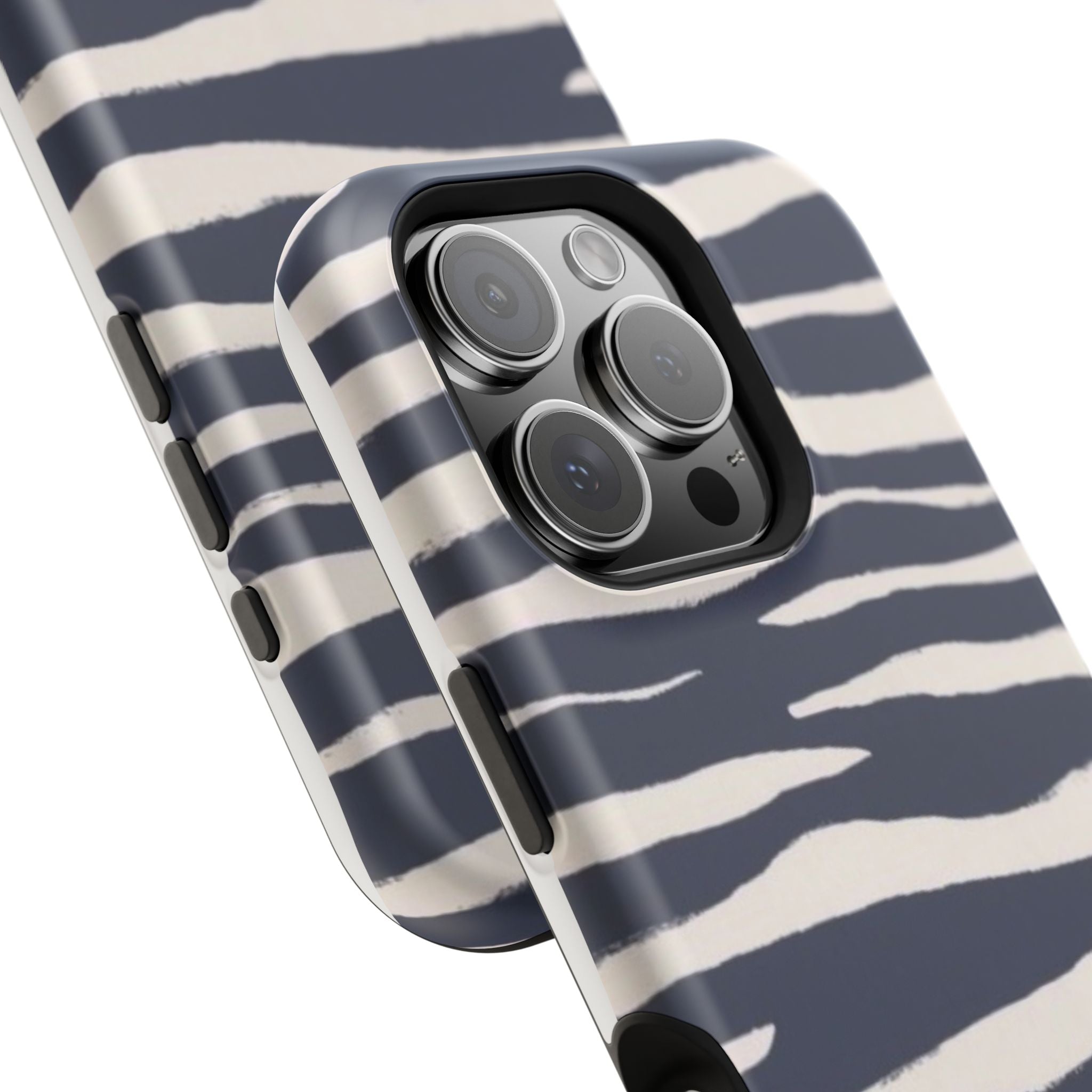 MagSafe Blue zebra print case