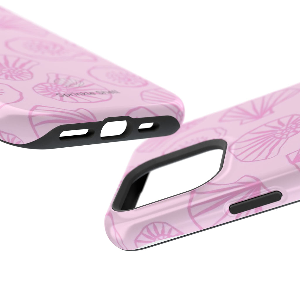 MagSafe pink shells case
