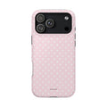MagSafe light pink polka dots case
