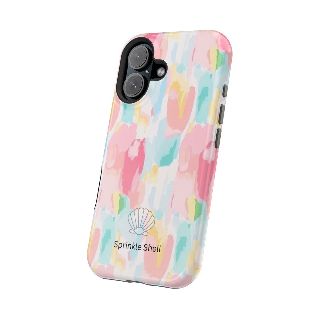 MagSafe cute colorful paint case