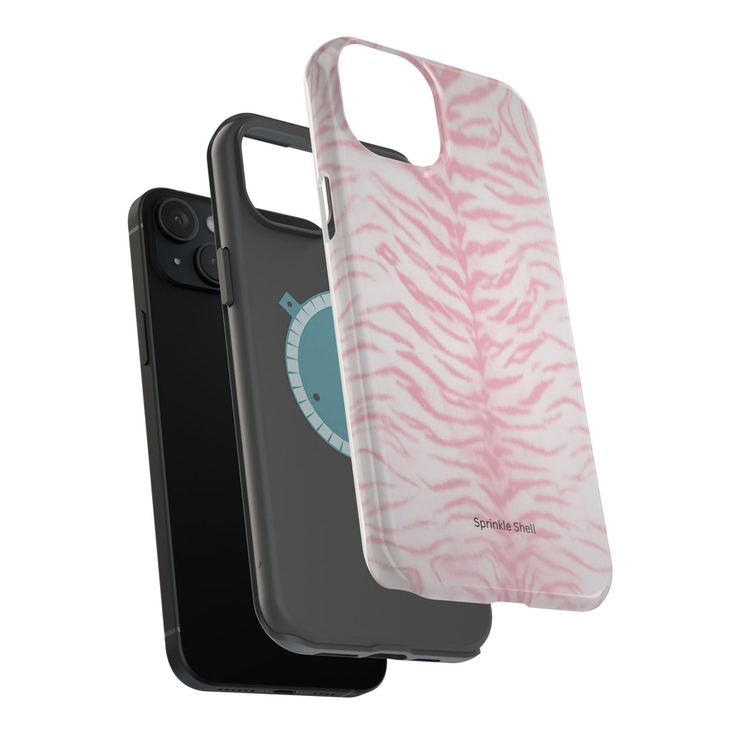 MagSafe Pink Zebra Print Iphone Case