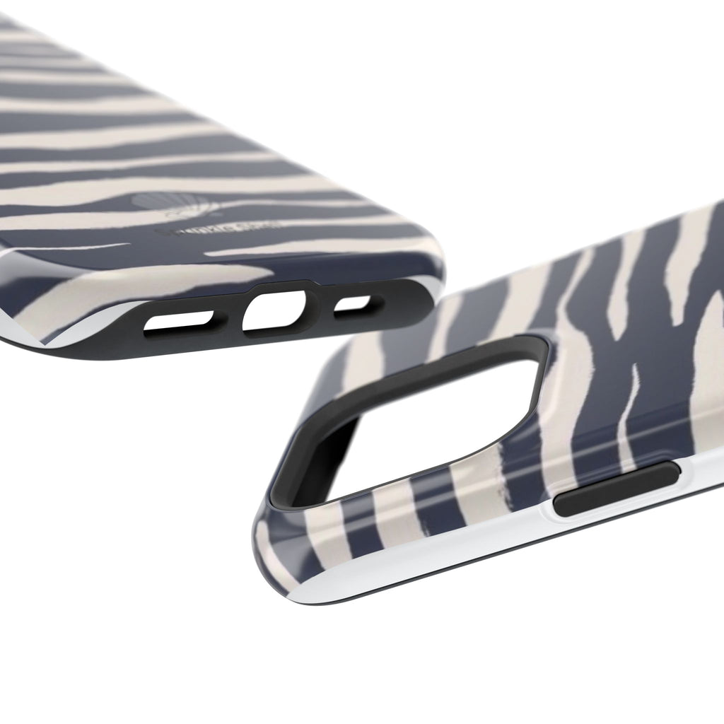 MagSafe Blue zebra print case