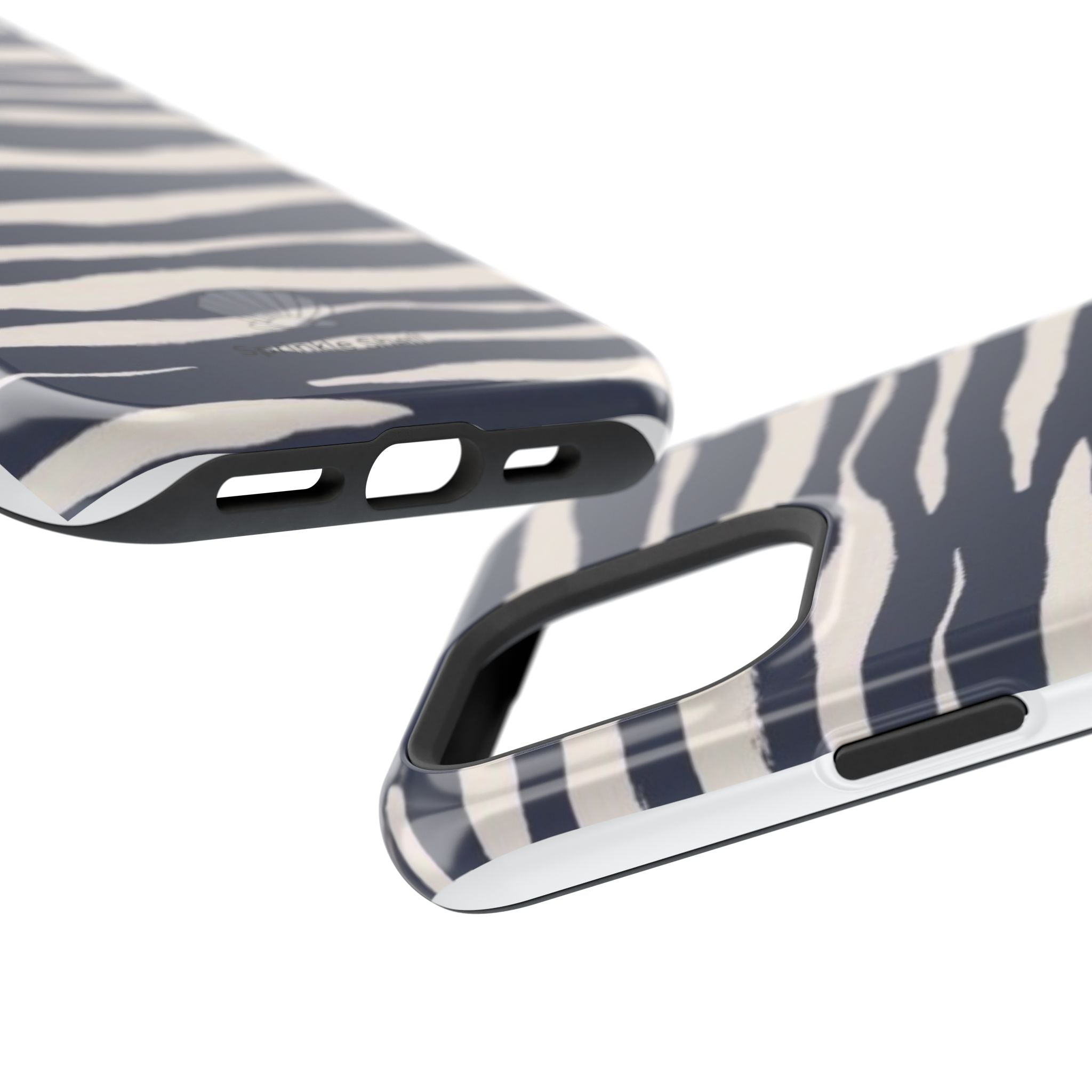 MagSafe Blue zebra print case