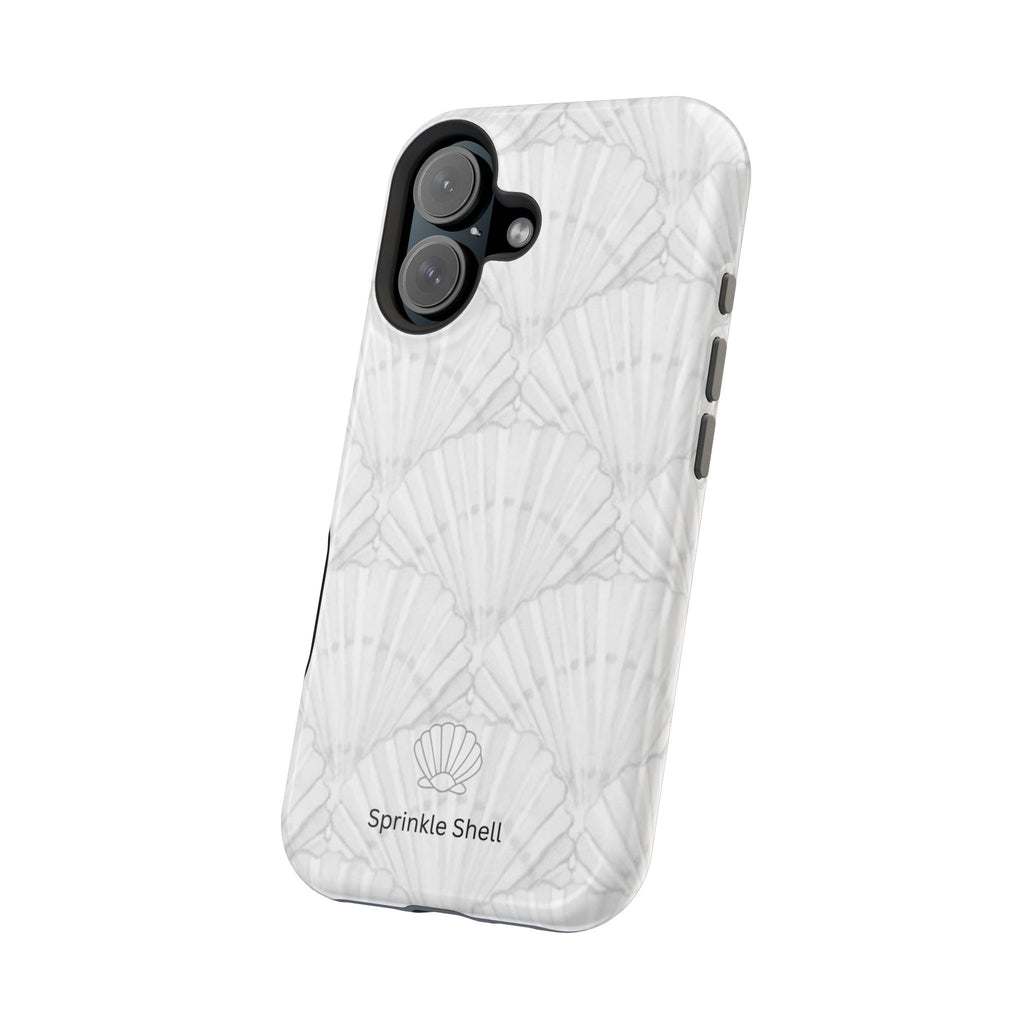 Shell-Pattern Magnetic Impact Phone Case — Protective Modular iPhone Cover