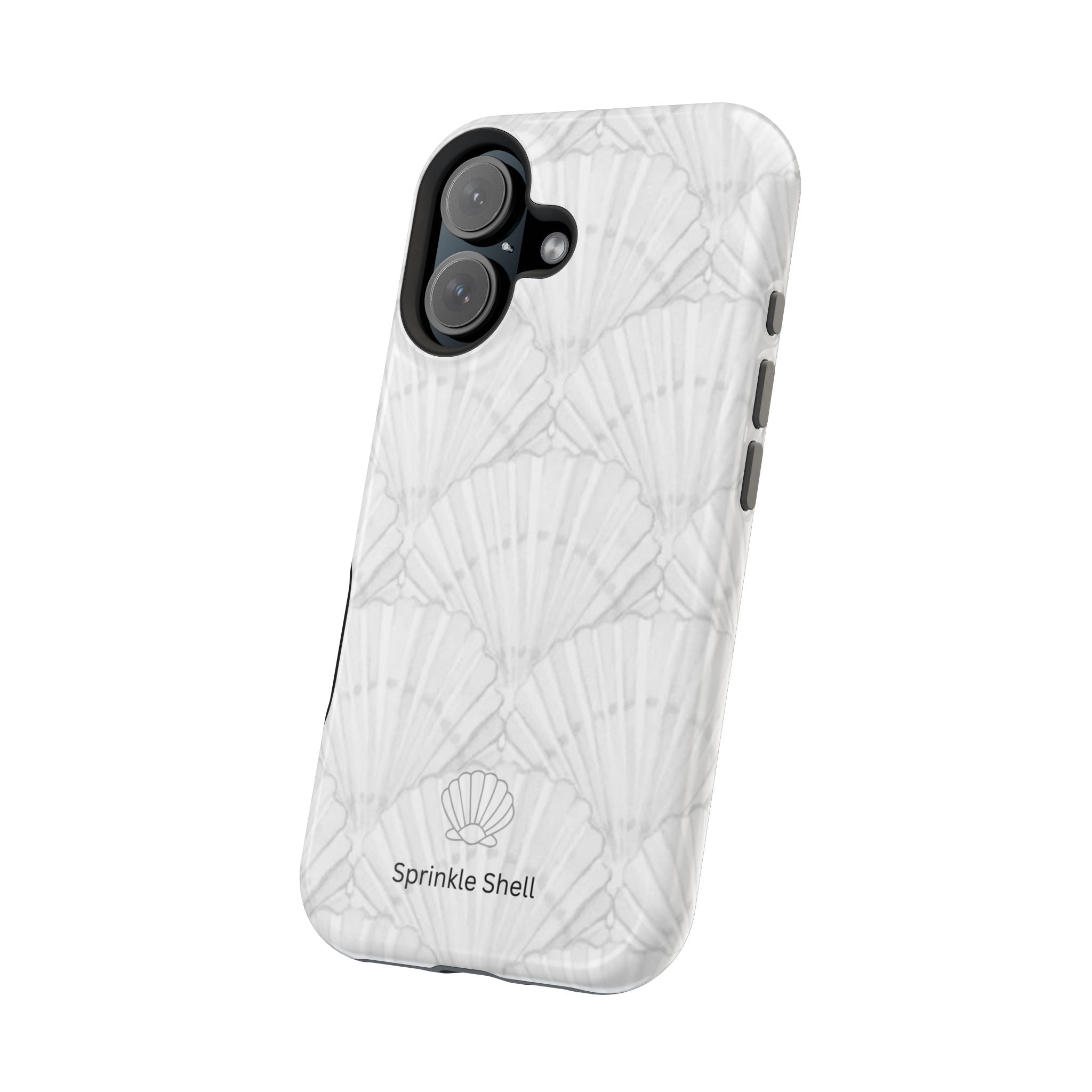 Shell-Pattern Magnetic Impact Phone Case — Protective Modular iPhone Cover