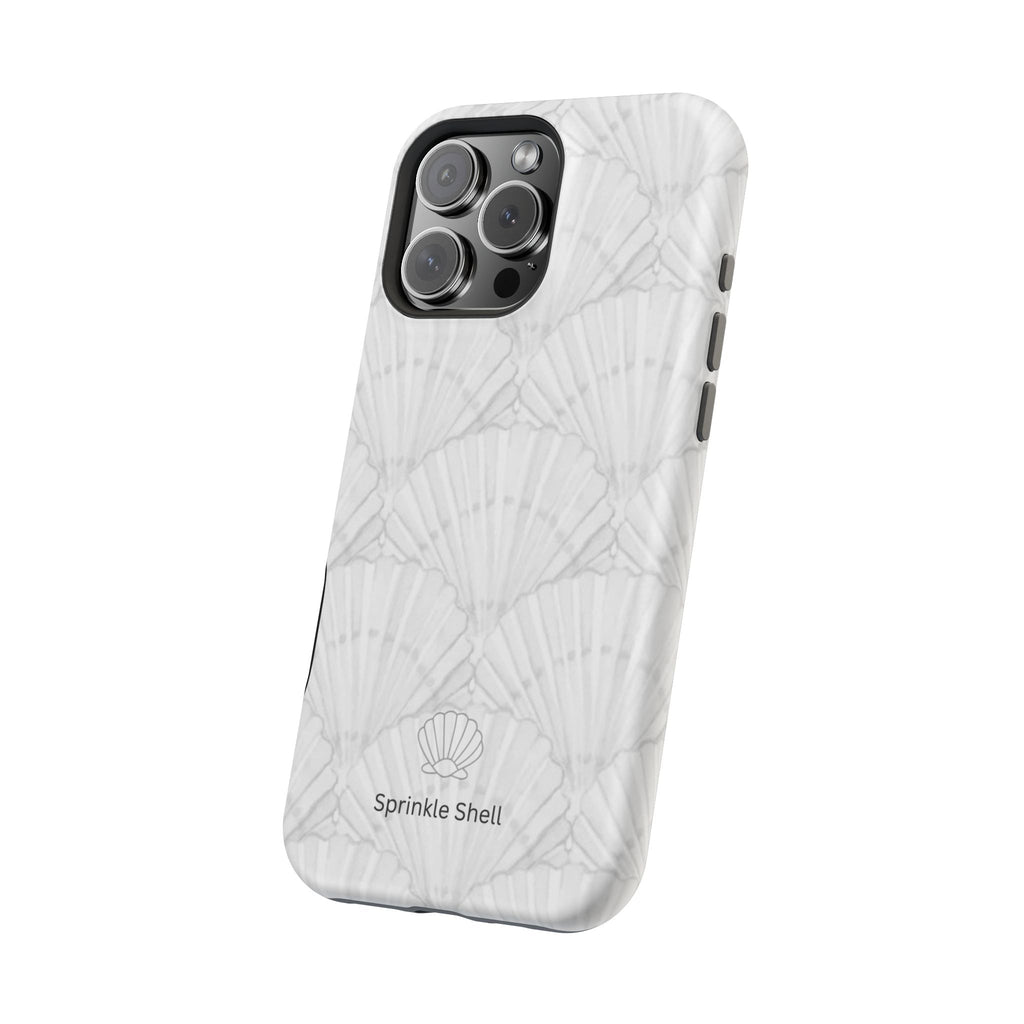 Shell-Pattern Magnetic Impact Phone Case — Protective Modular iPhone Cover