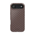 MagSafe Brown And Pink Polkadot Iphone Case