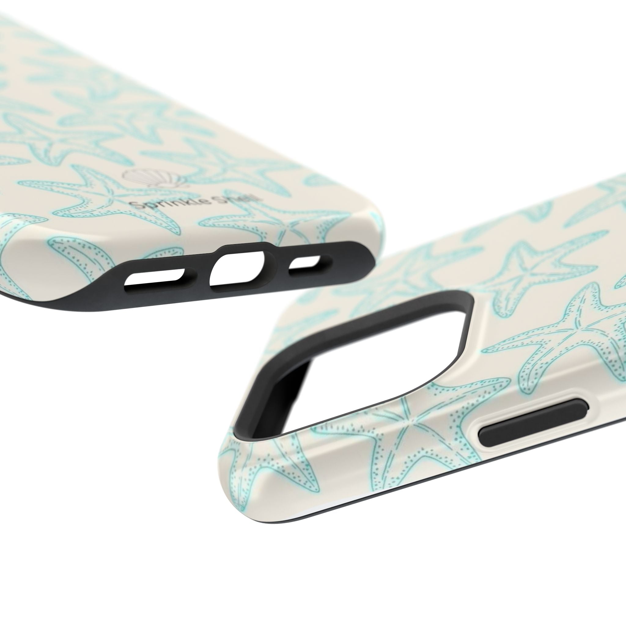 MagSafe teal starfish case