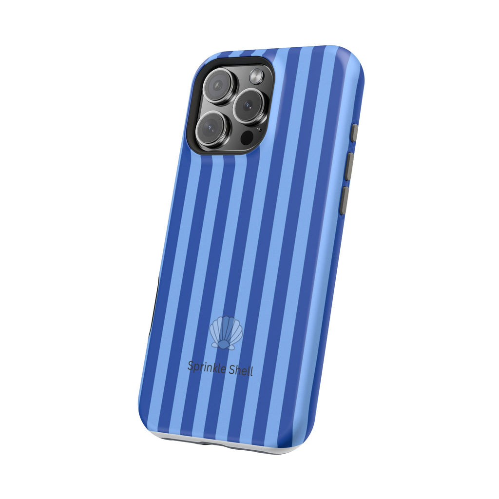 MagSafe blue striped case