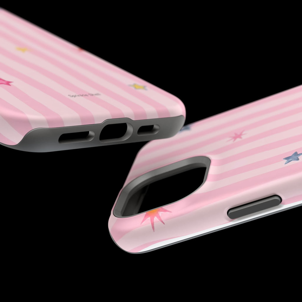 MagSafe pink lines & stars case