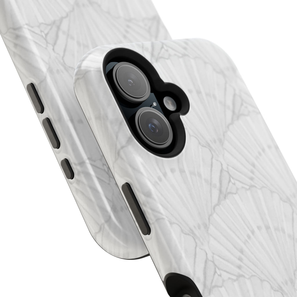 Shell-Pattern Magnetic Impact Phone Case — Protective Modular iPhone Cover