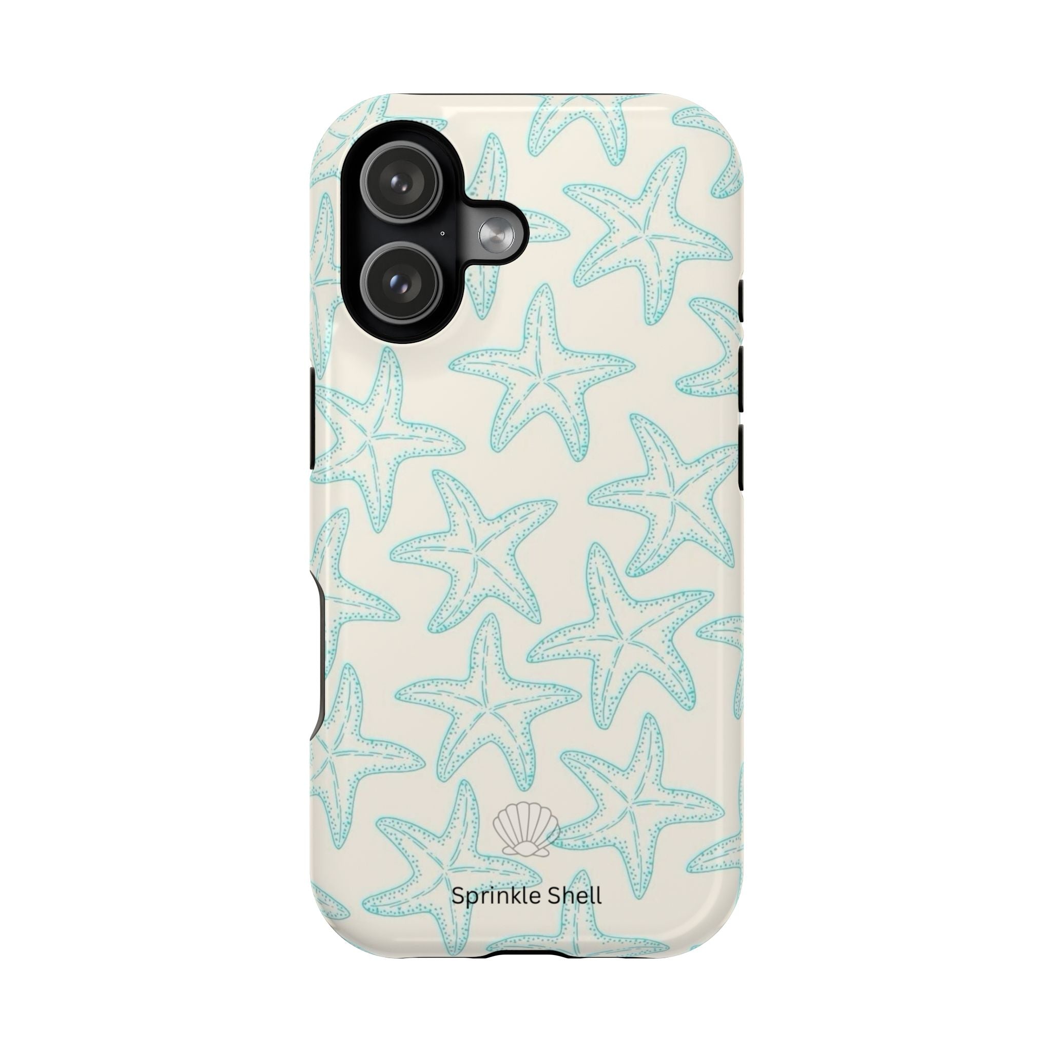 MagSafe teal starfish case