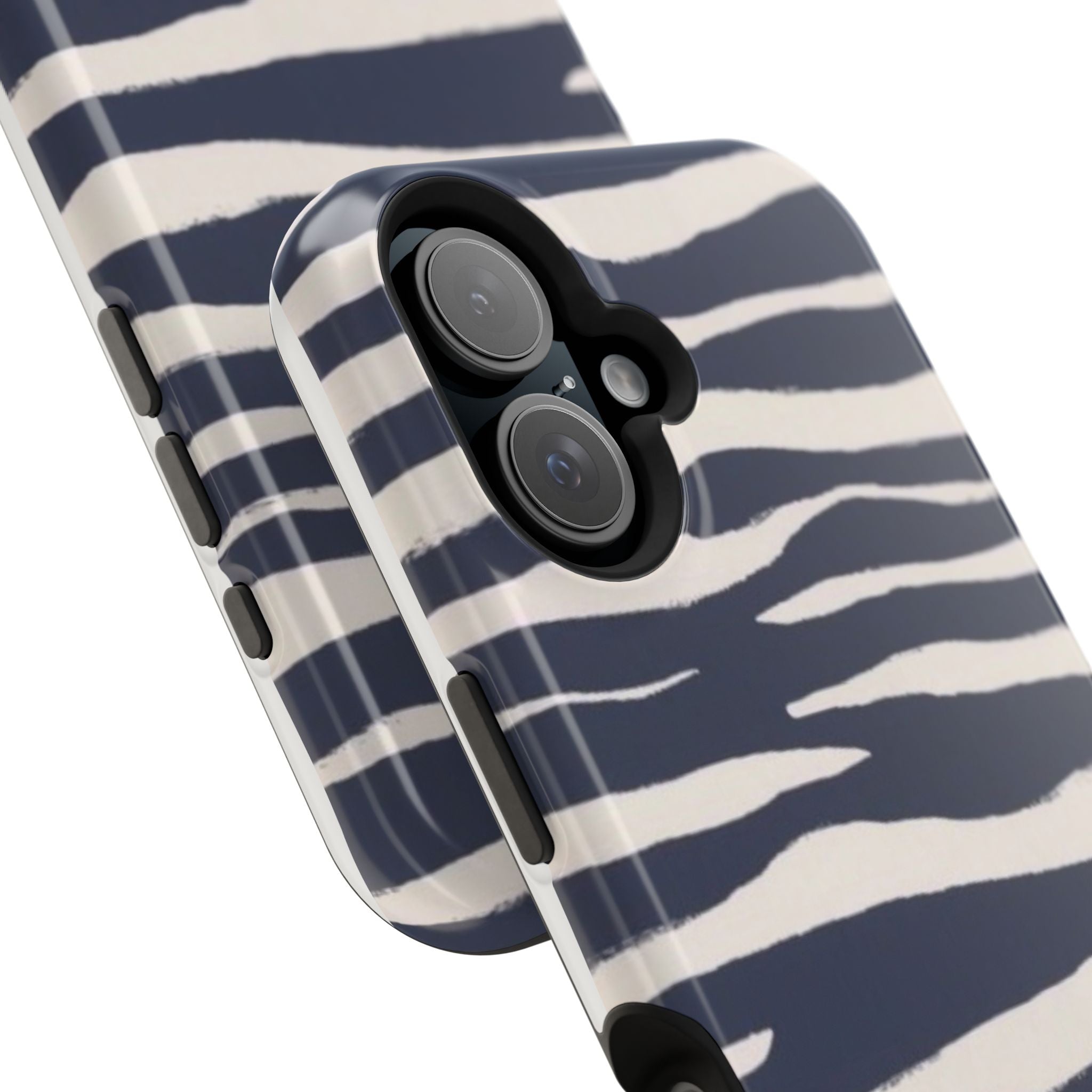 MagSafe Blue zebra print case