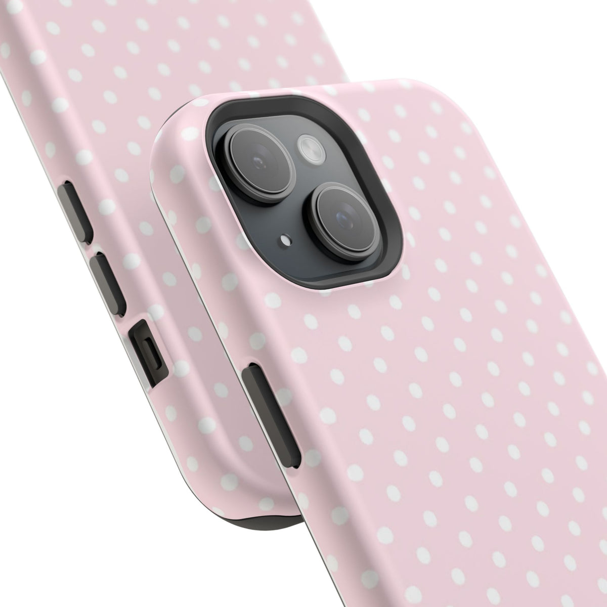 MagSafe light pink polka dots case
