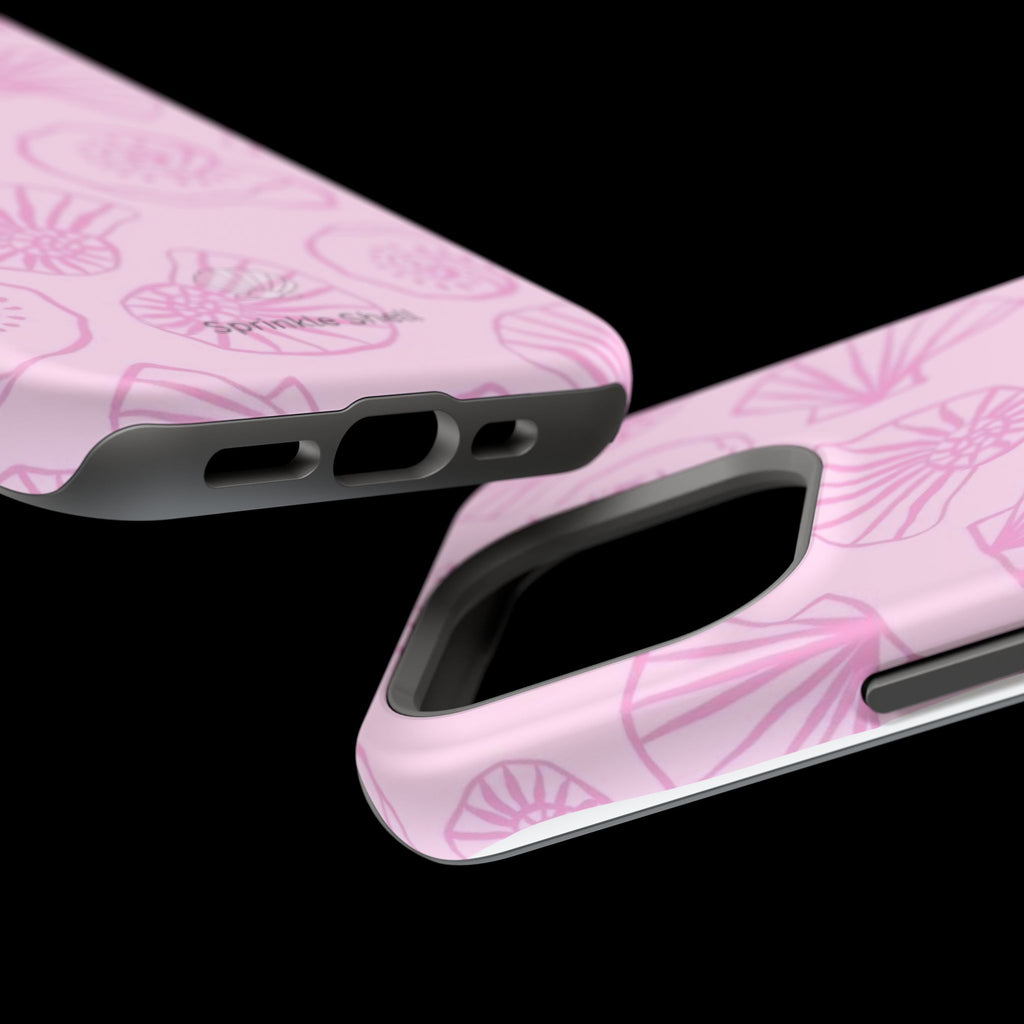 MagSafe pink shells case