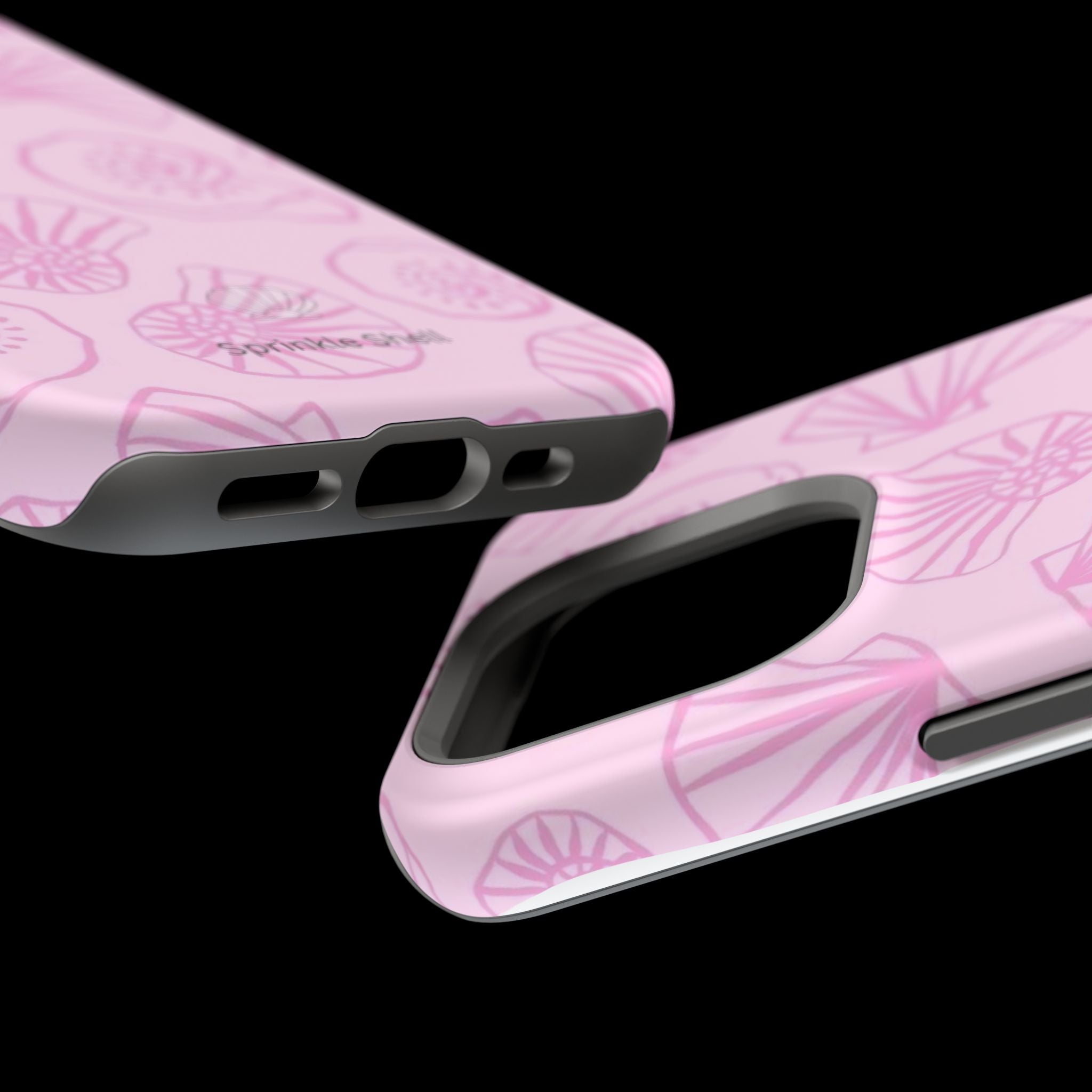 MagSafe pink shells case