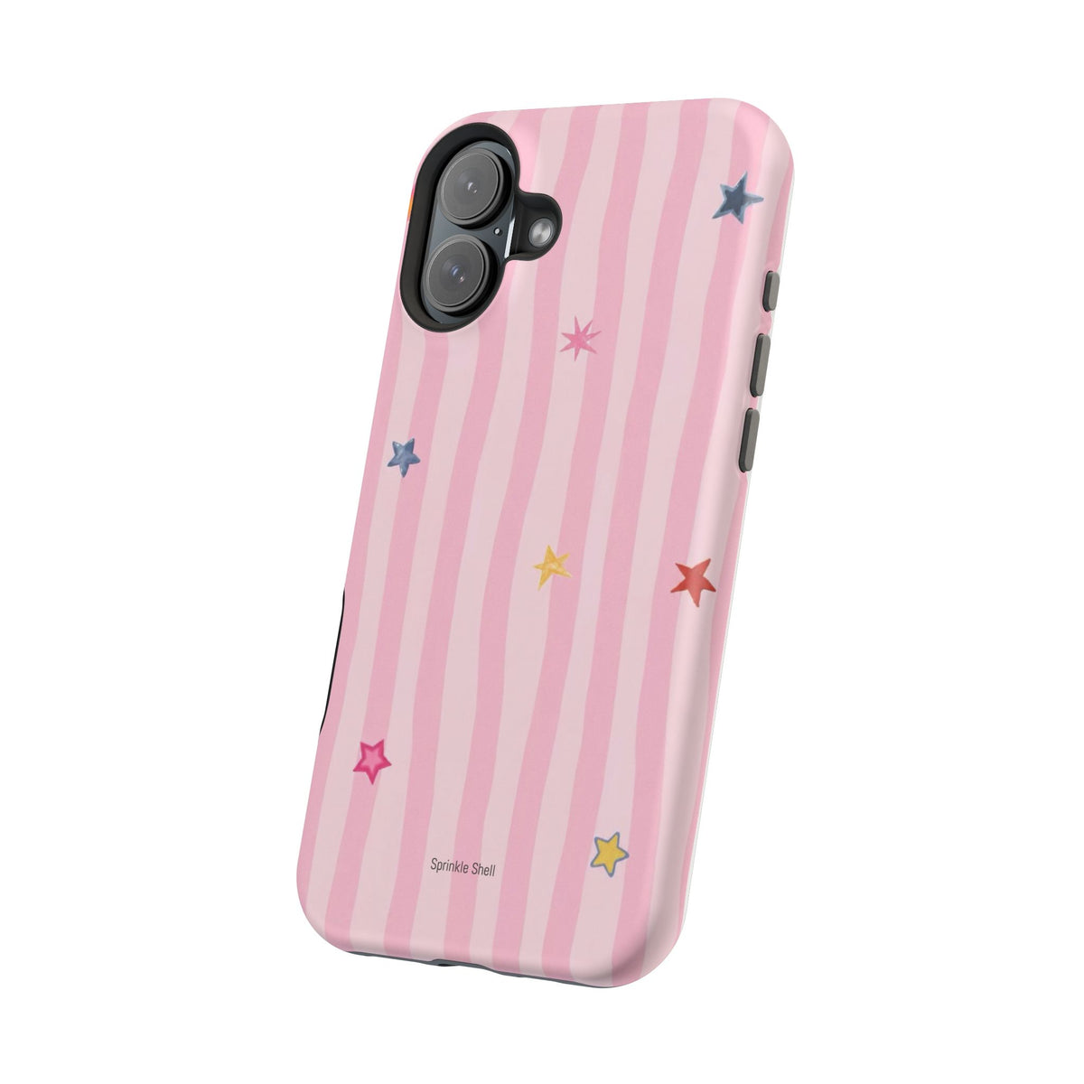 MagSafe pink lines & stars case