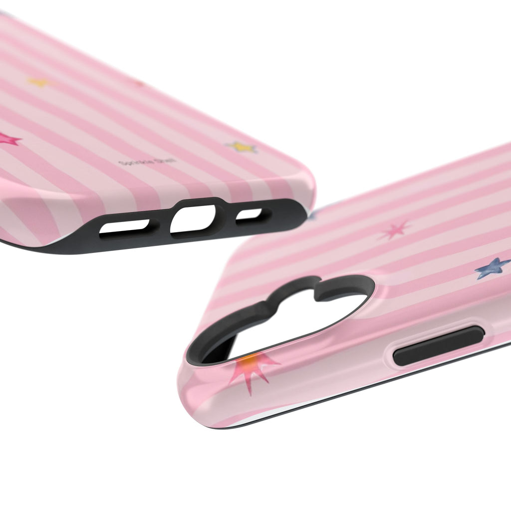 MagSafe pink lines & stars case