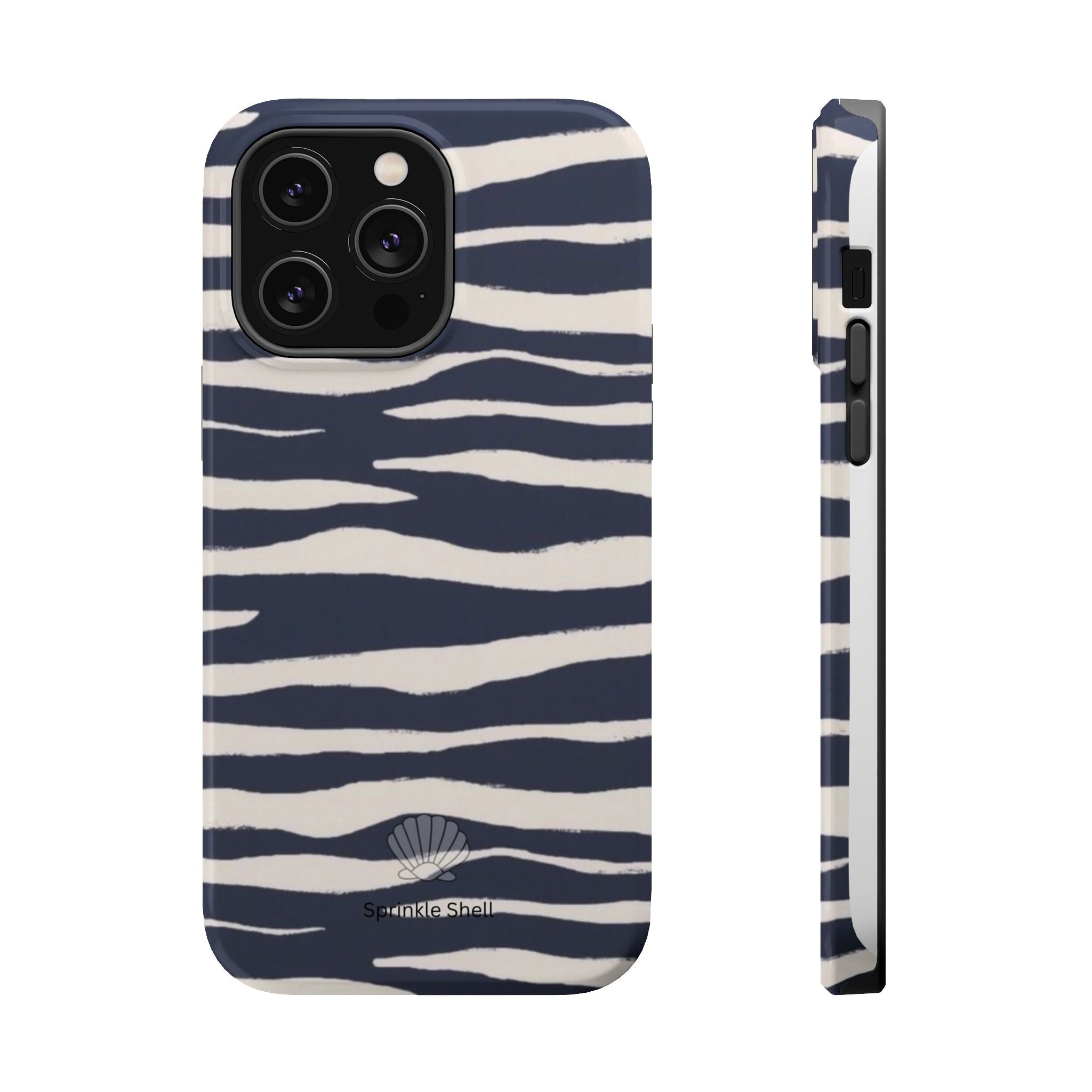 MagSafe Blue zebra print case