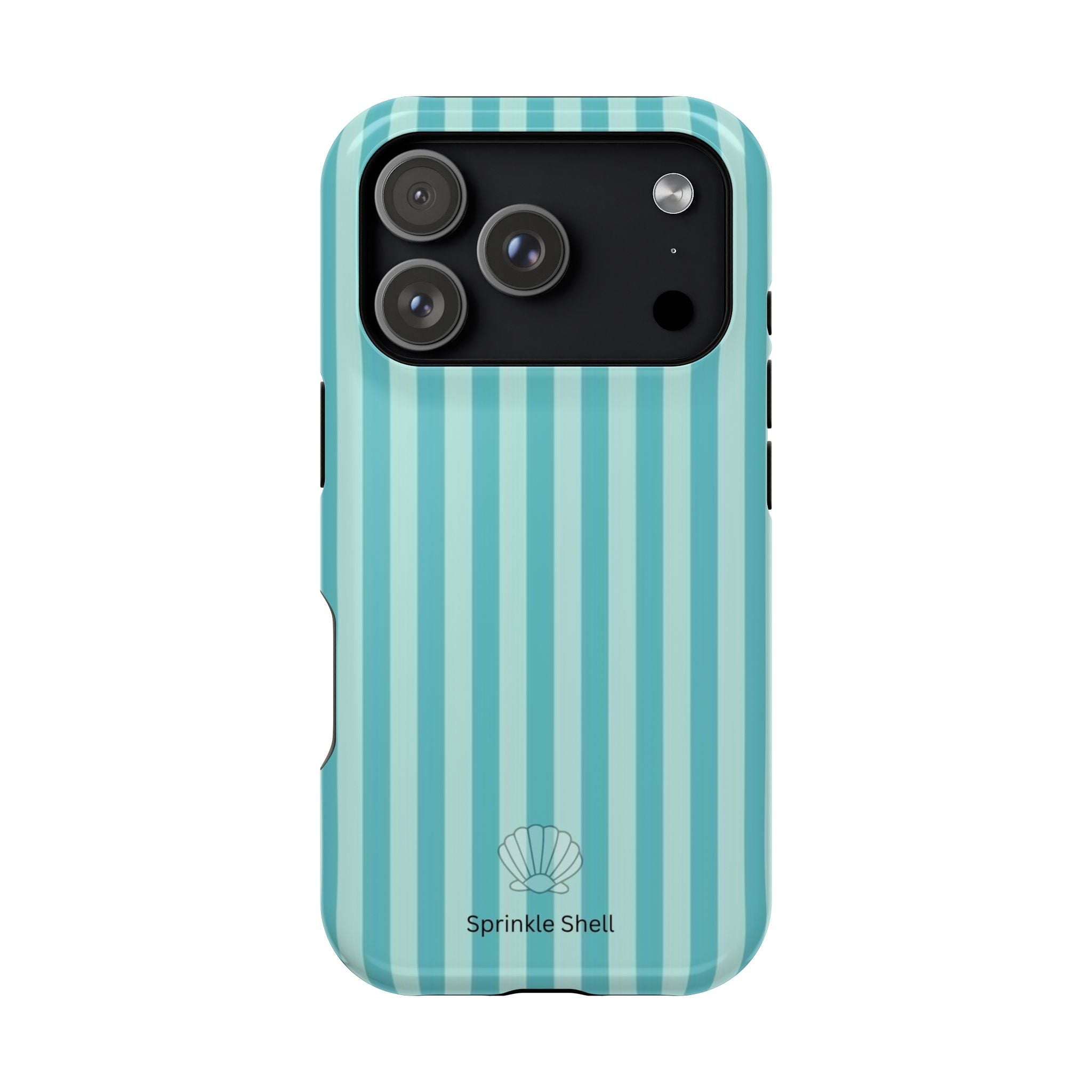 MagSafe teal striped case