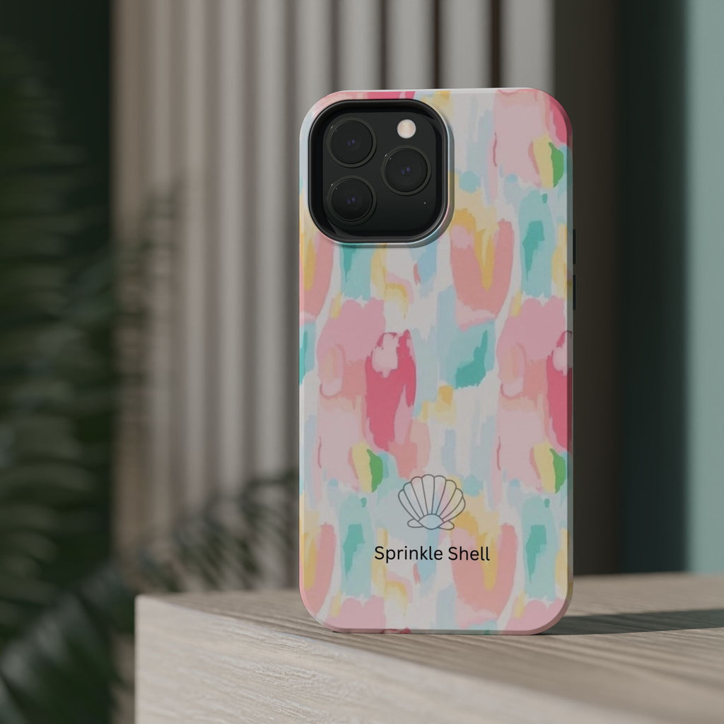 MagSafe cute colorful paint case
