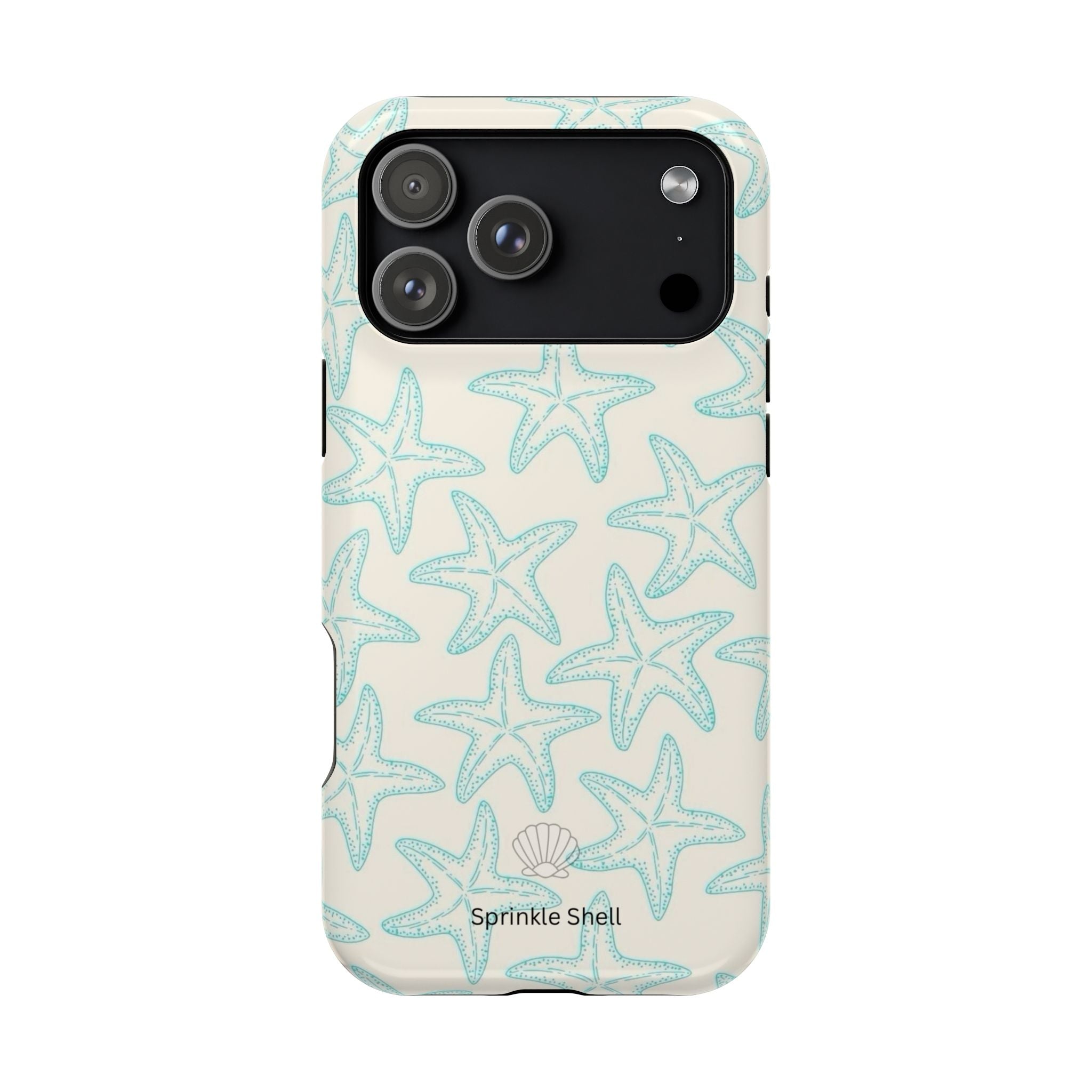 MagSafe teal starfish case