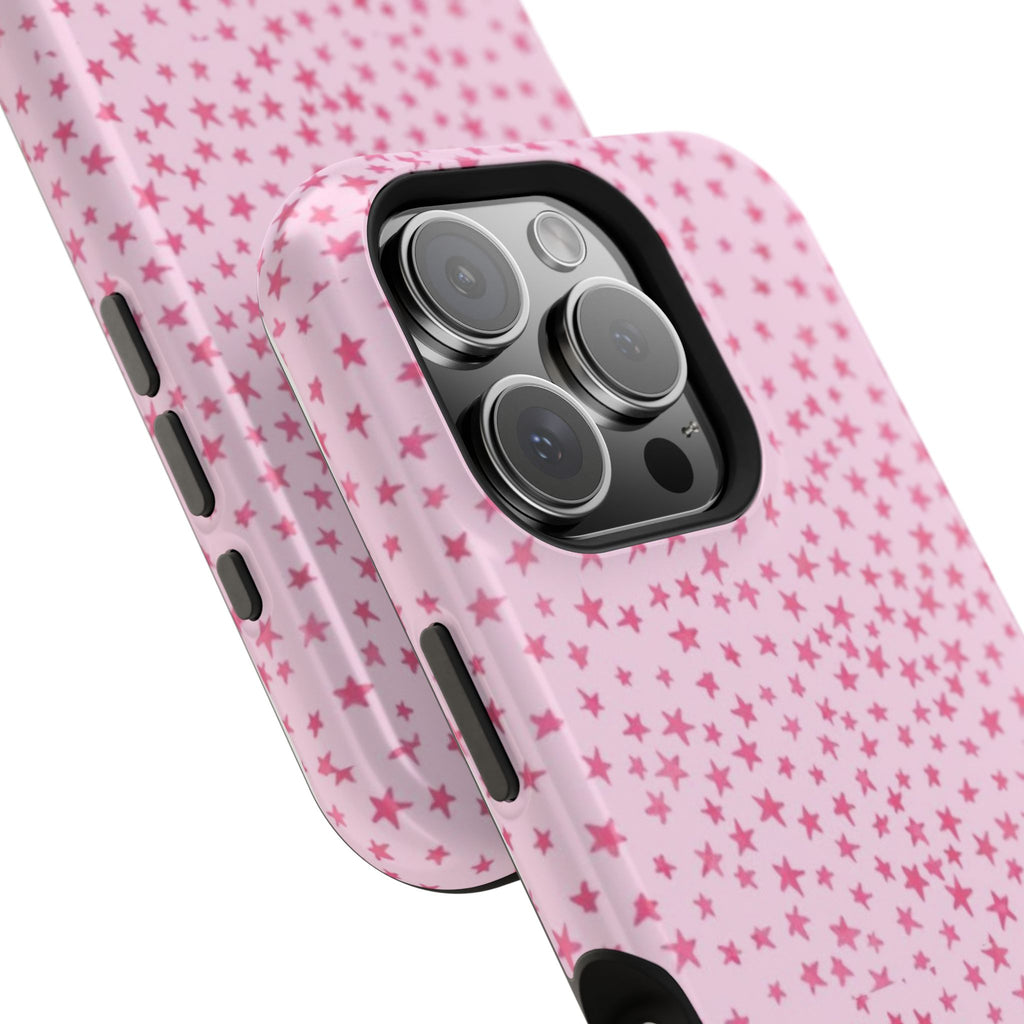 MagSafe mini pink stars case