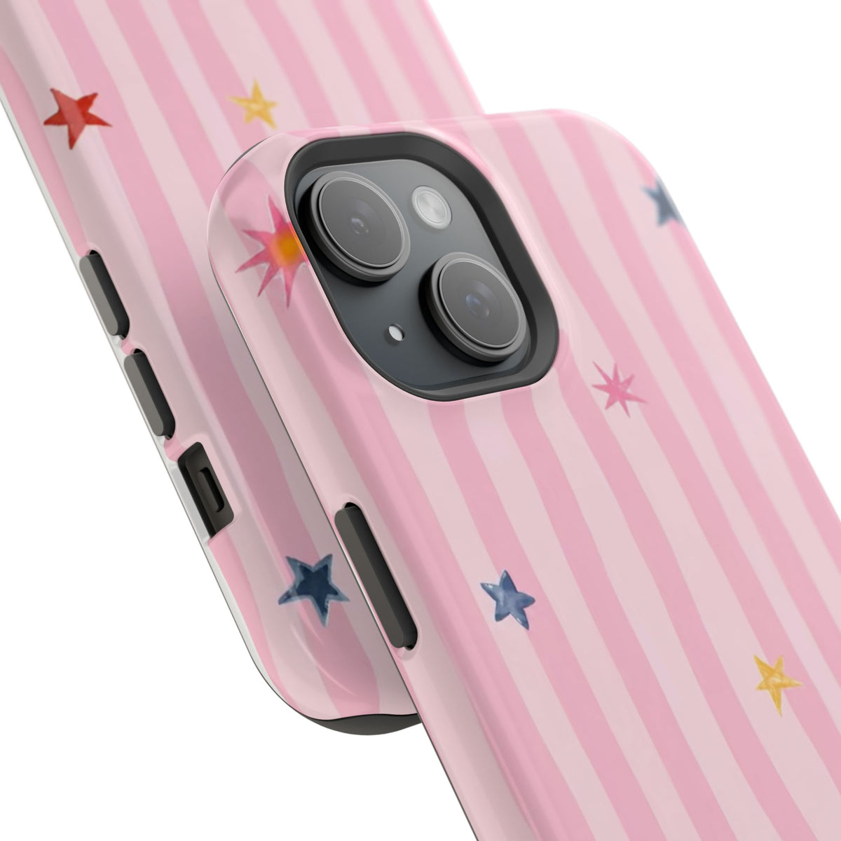 MagSafe pink lines & stars case