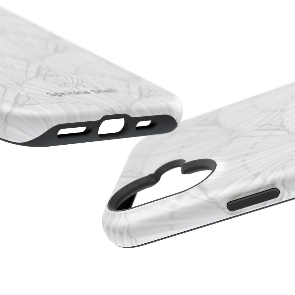 Shell-Pattern Magnetic Impact Phone Case — Protective Modular iPhone Cover