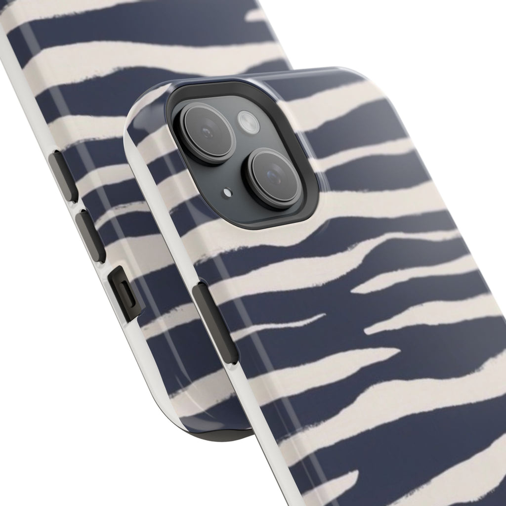 MagSafe Blue zebra print case