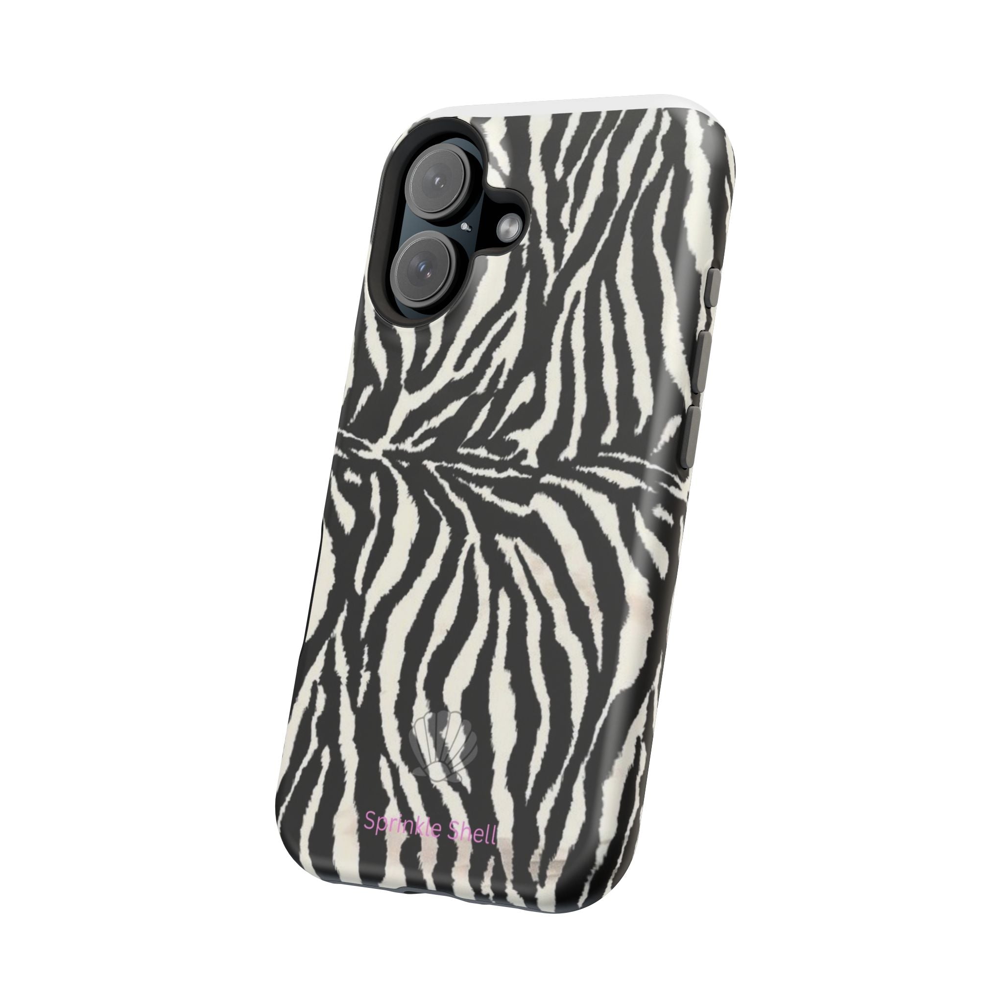 MagSafe black zebra print case