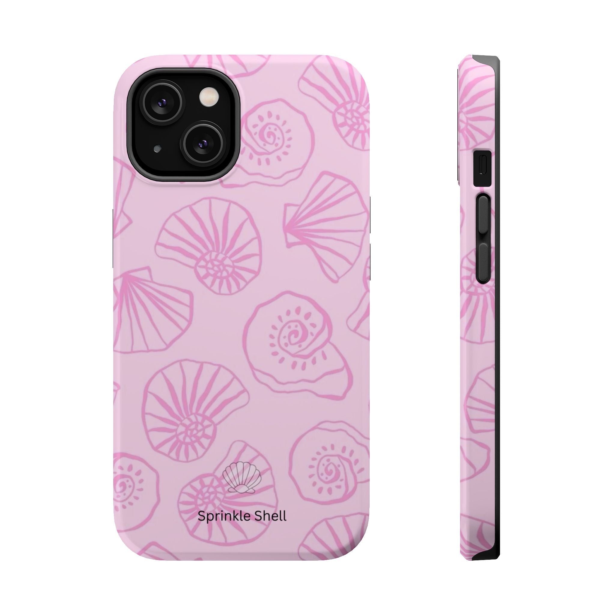 MagSafe pink shells case