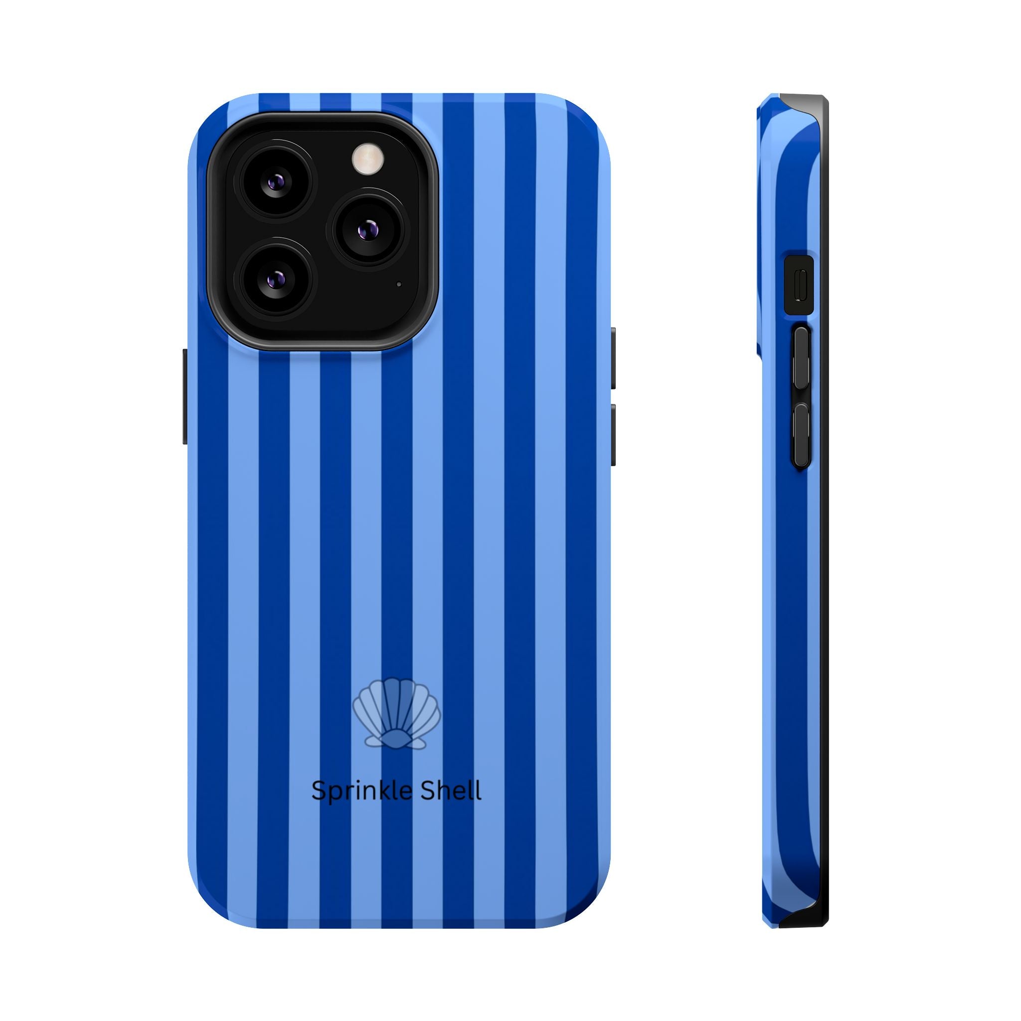 MagSafe blue striped case