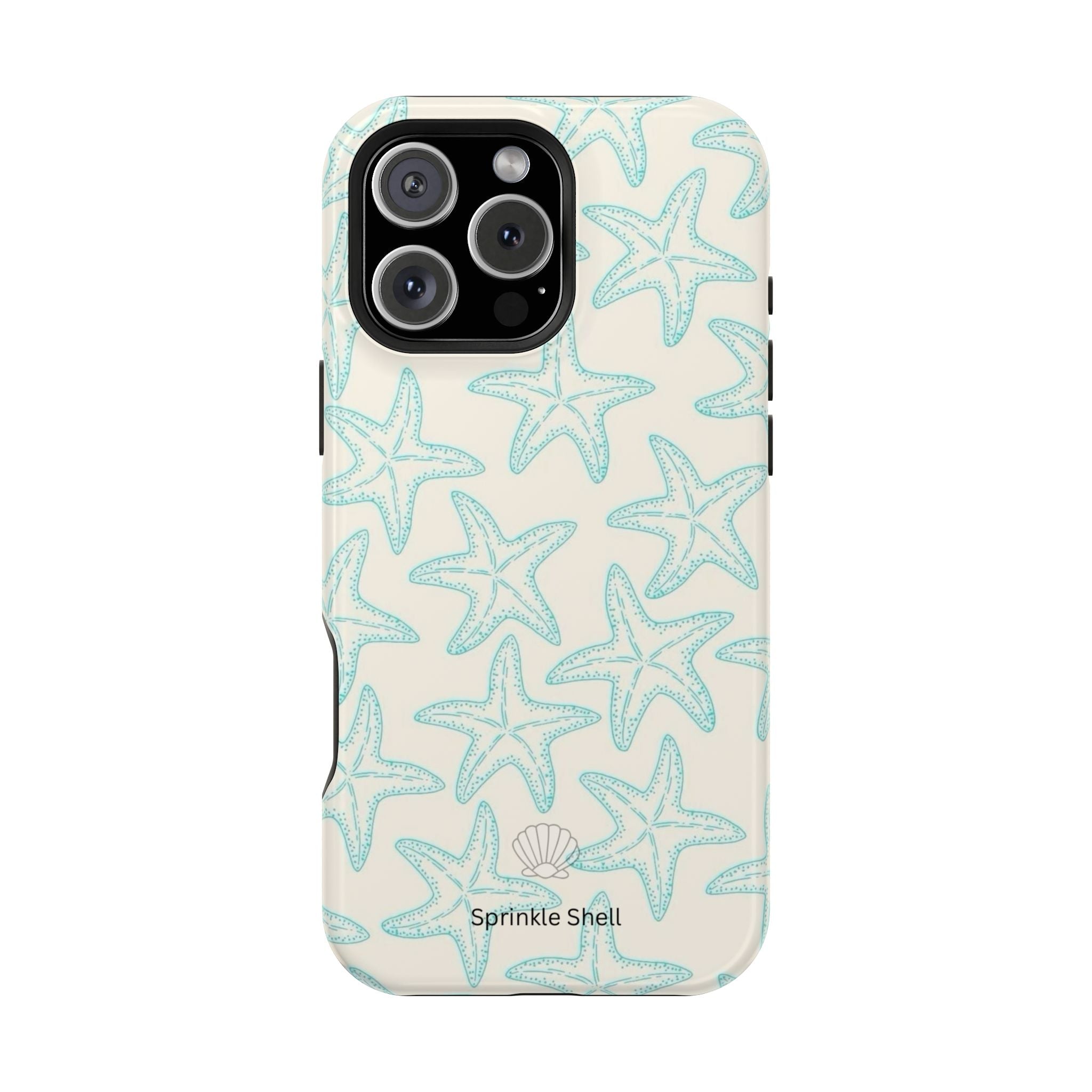 MagSafe teal starfish case