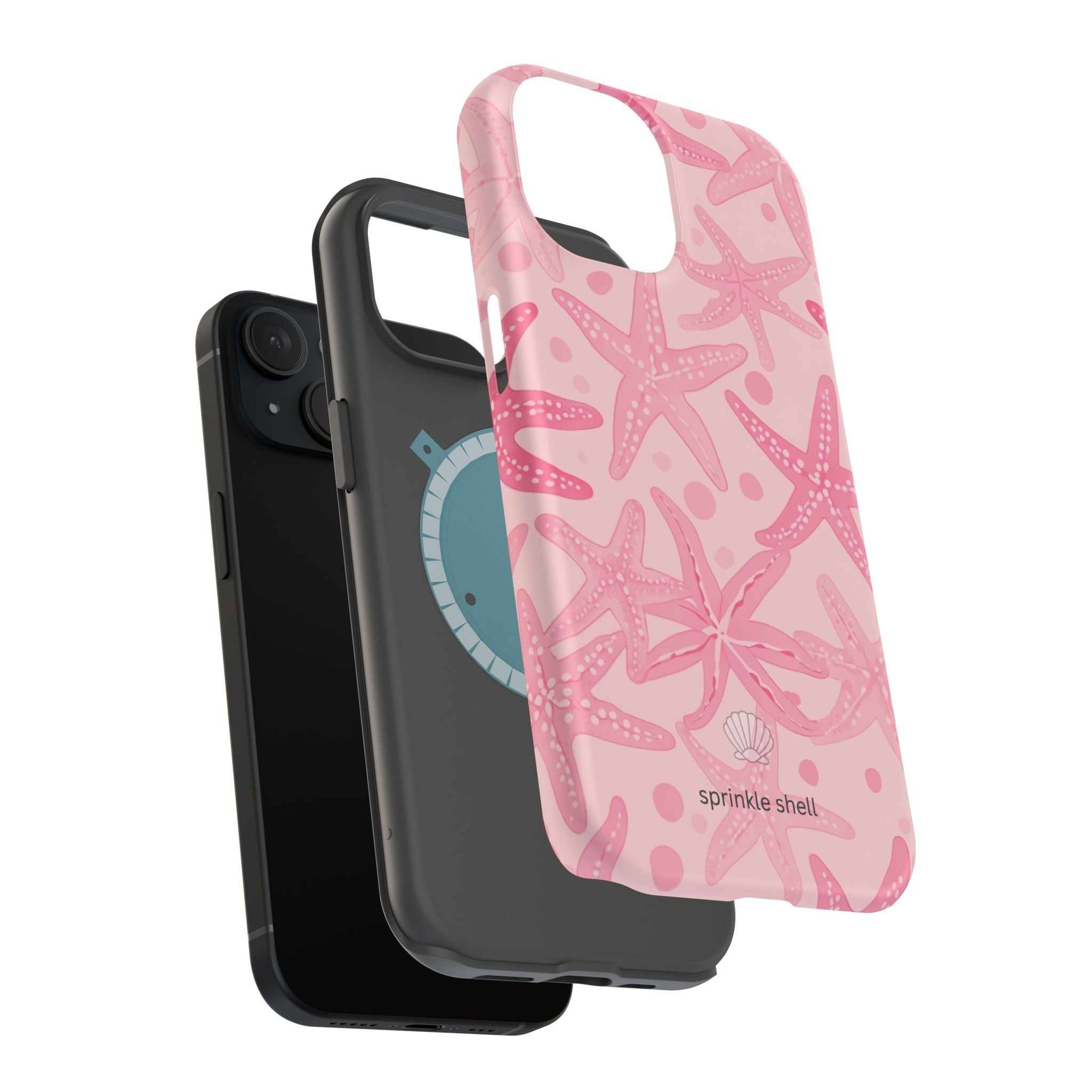 MagSafe Pink Starfish Iphone Case
