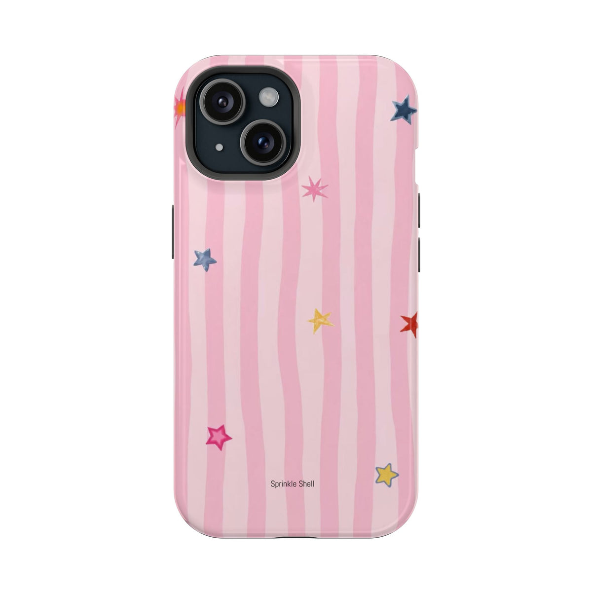 MagSafe pink lines & stars case