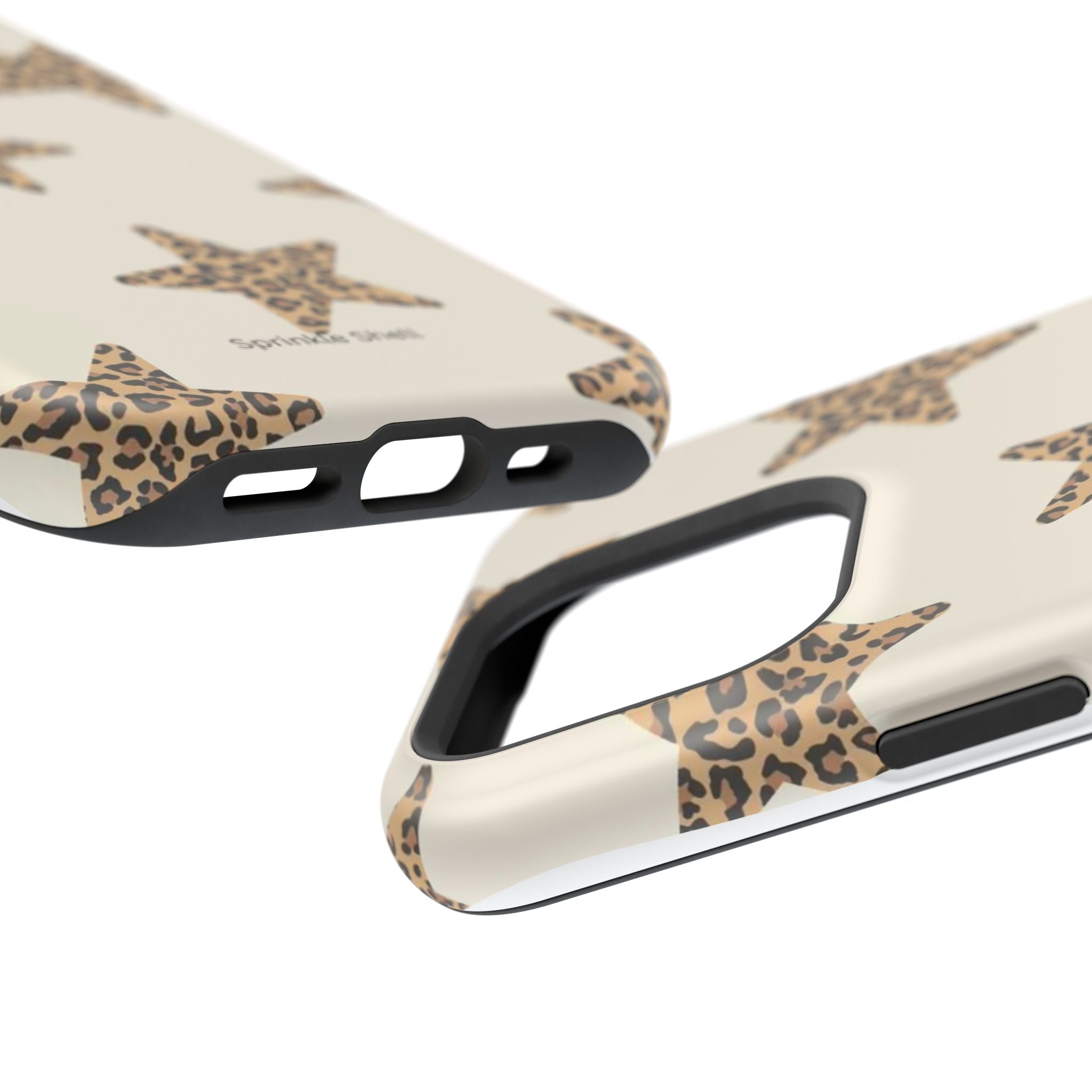 MagSafe Cheetah Print Stars iPhone Case