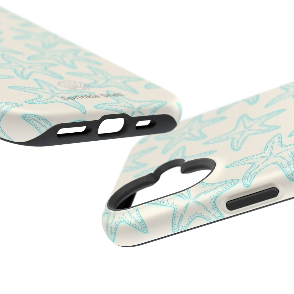 MagSafe teal starfish case