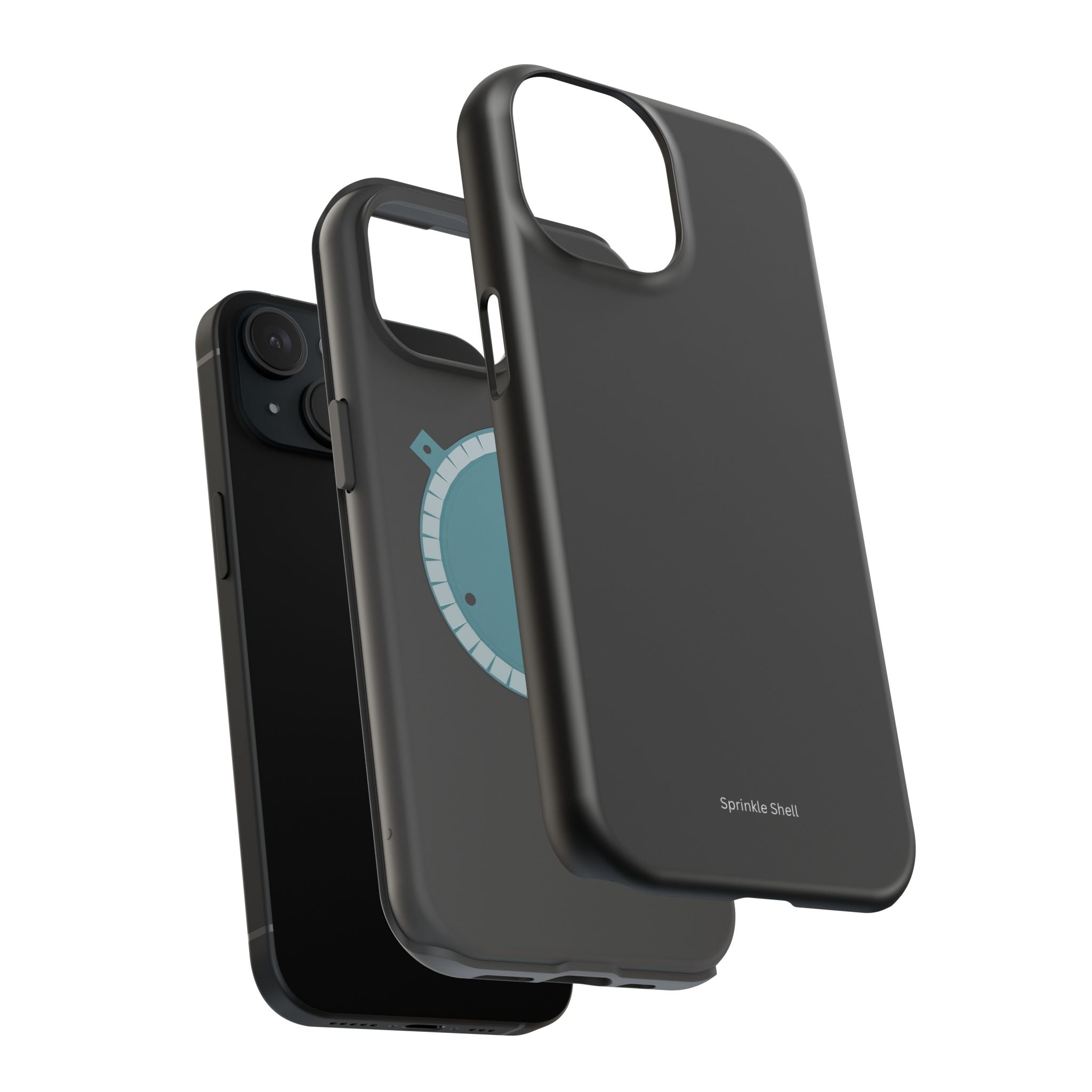 MagSafe Plain Black Iphone Case