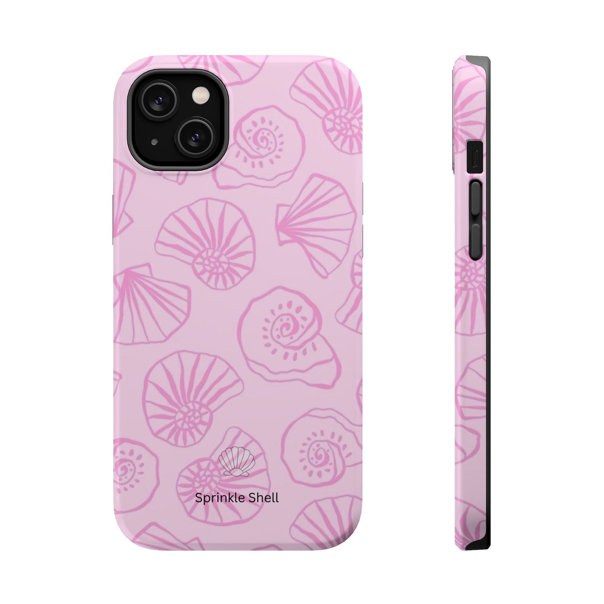 MagSafe pink shells case