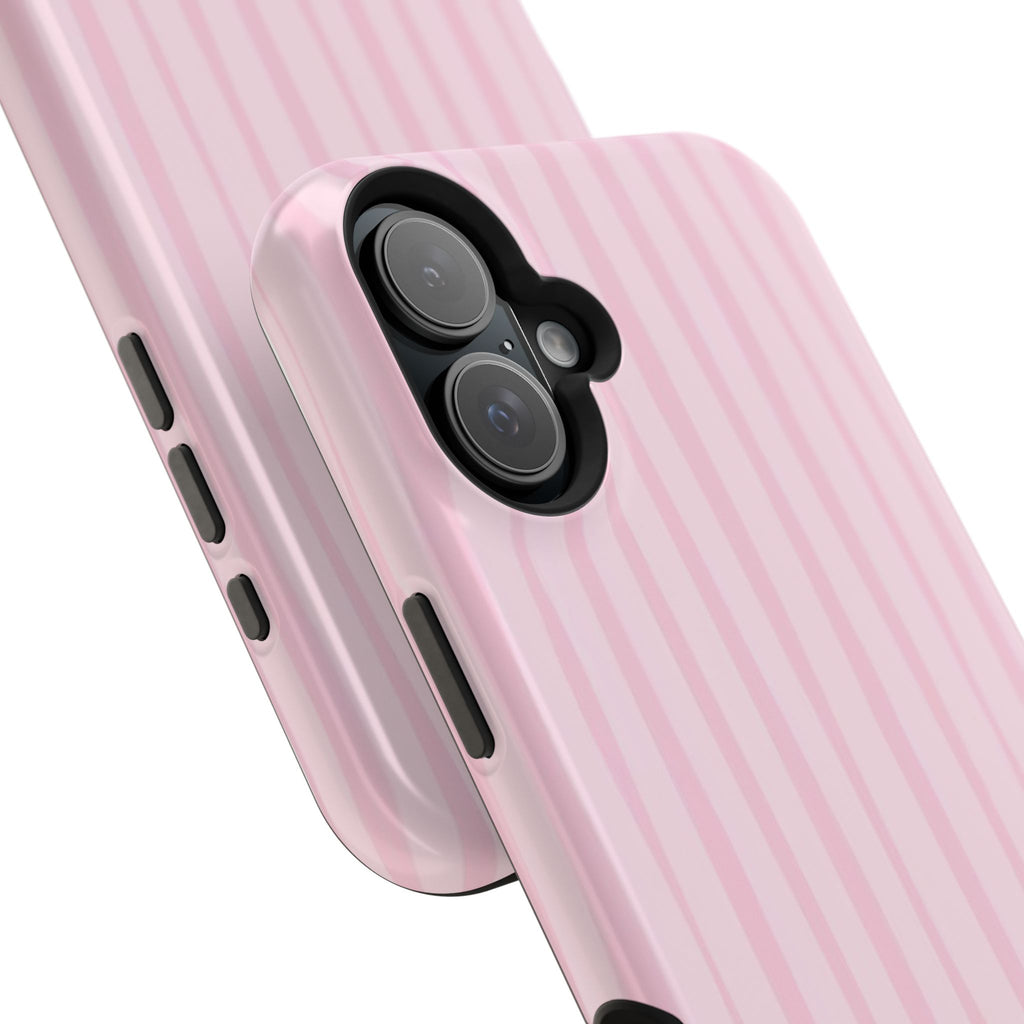 MagSafe pink uneven lines case