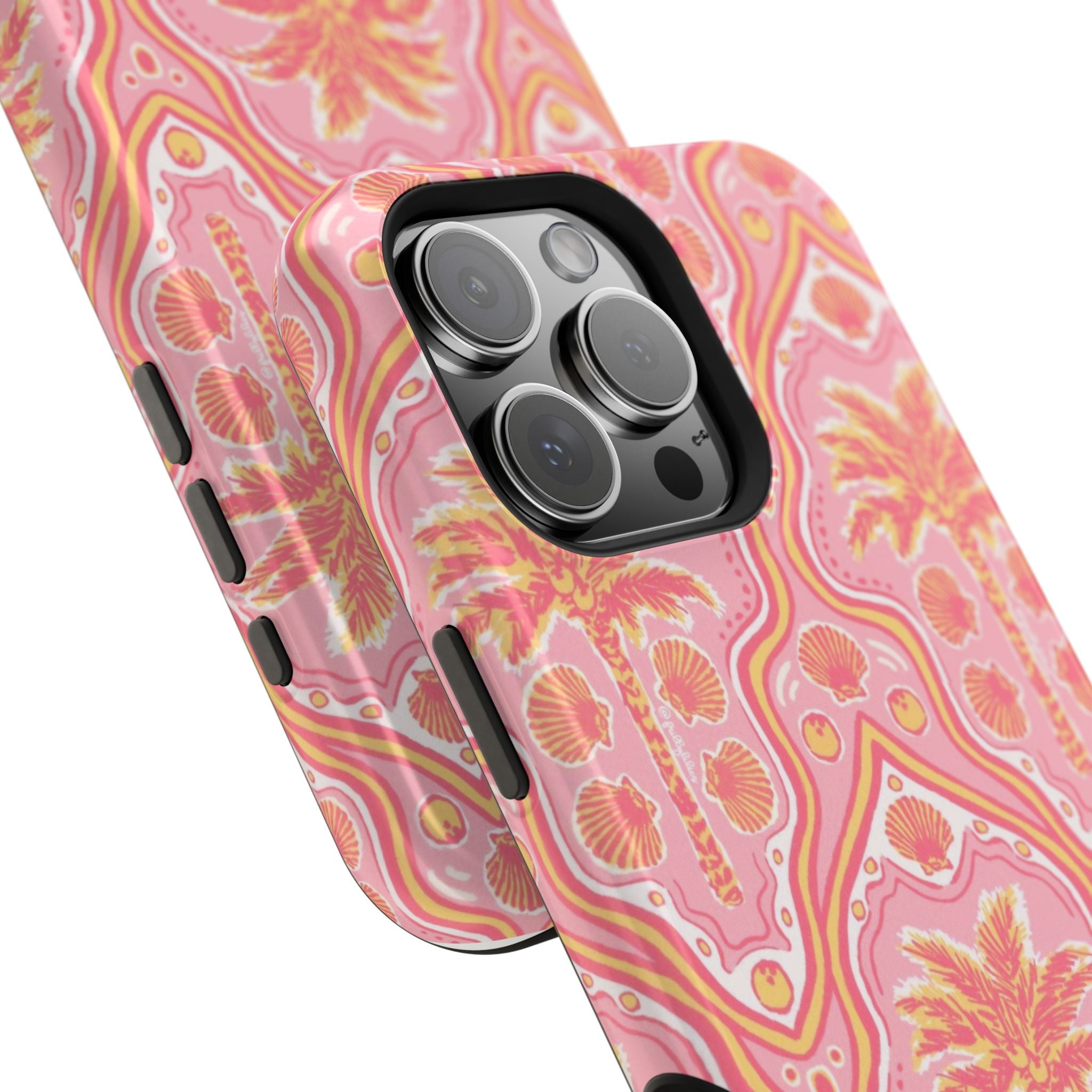 MagSafe pink pink summer palm tree case