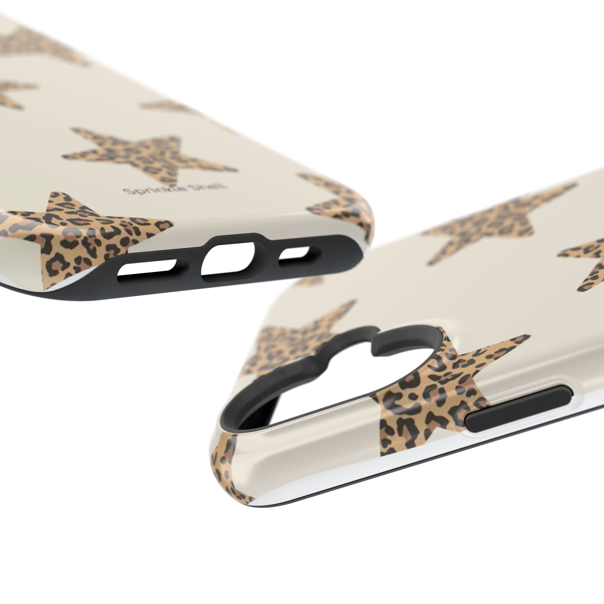 MagSafe Cheetah Print Stars iPhone Case