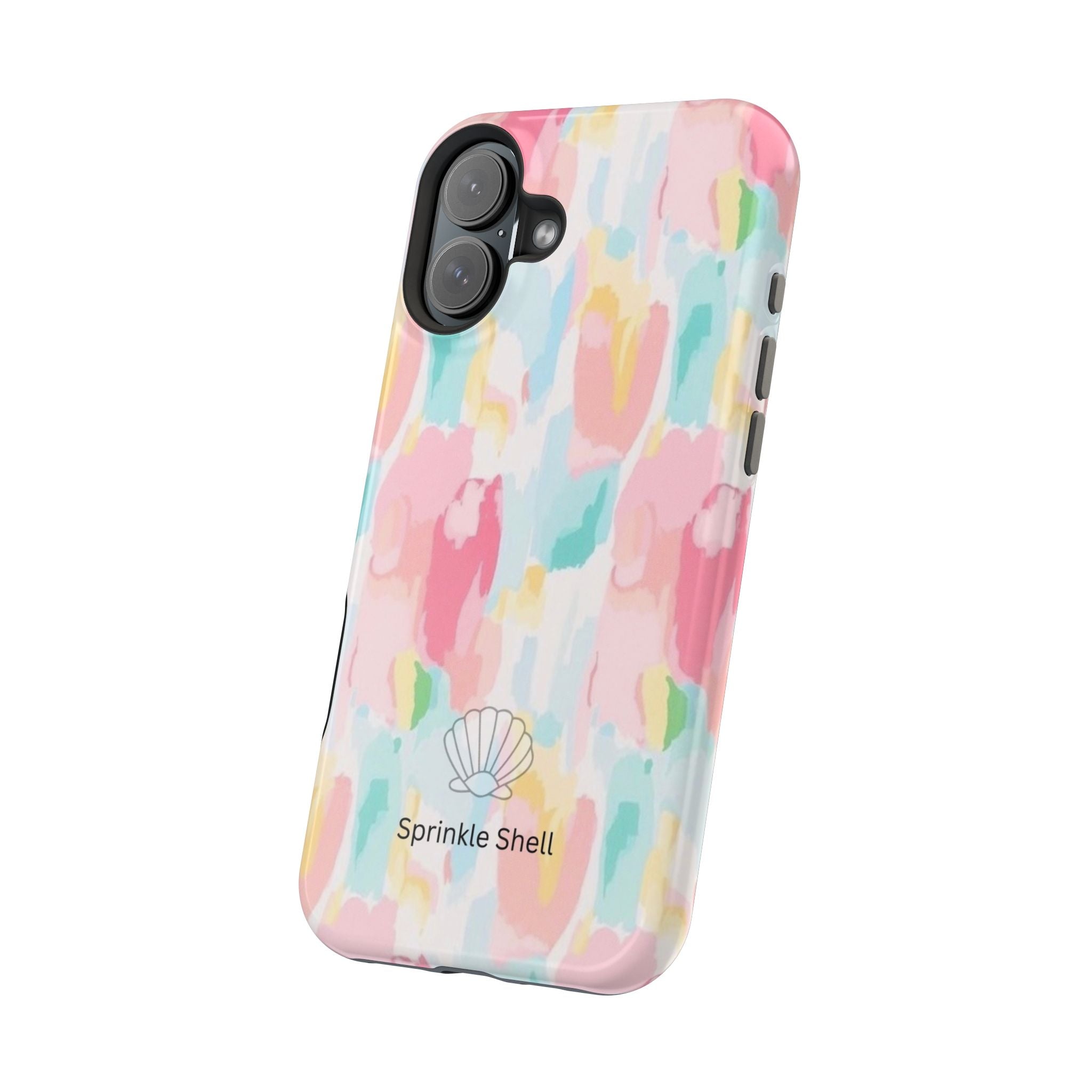 MagSafe cute colorful paint case