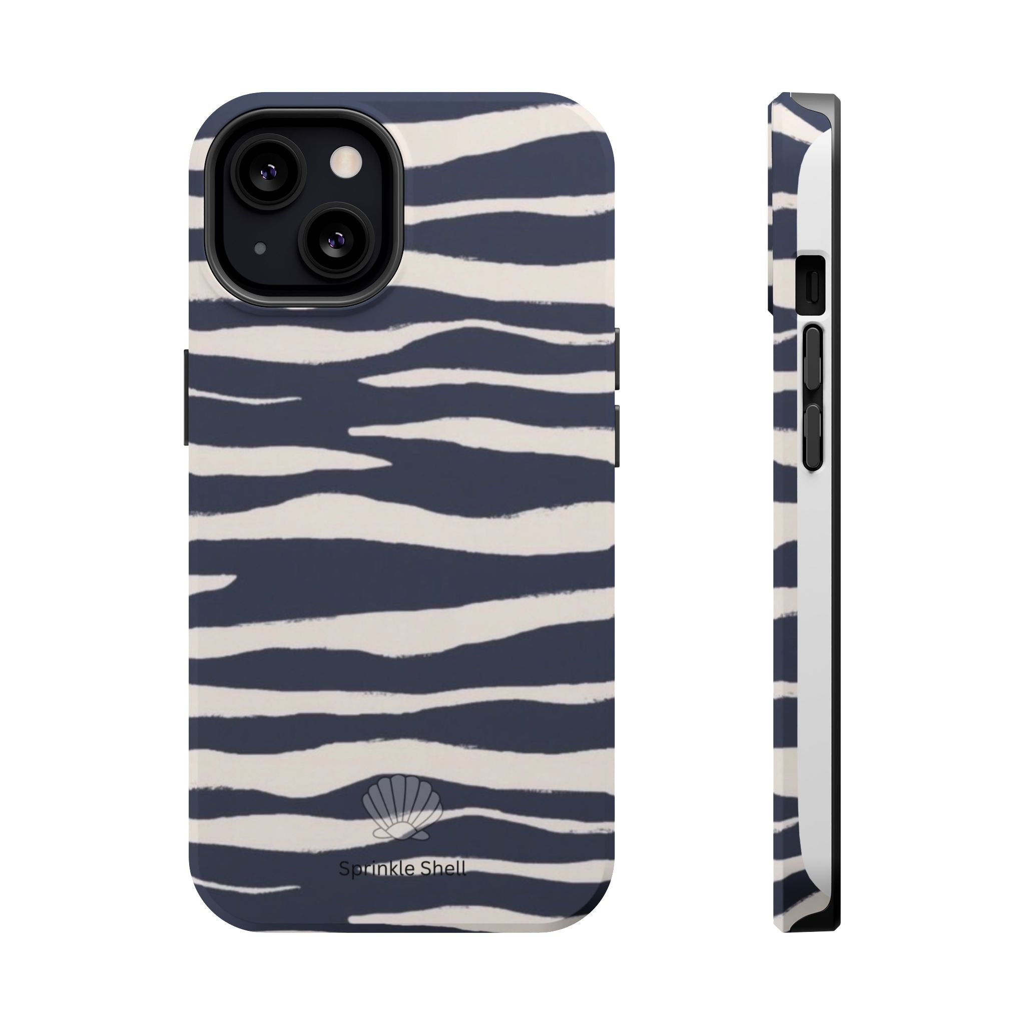 MagSafe Blue zebra print case