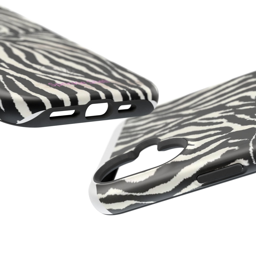 MagSafe black zebra print case